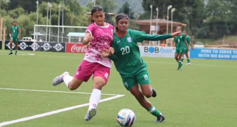 ভুটানের বিপক্ষে ড্র করে শিরোপা হারানোর পথে বাংলাদেশ